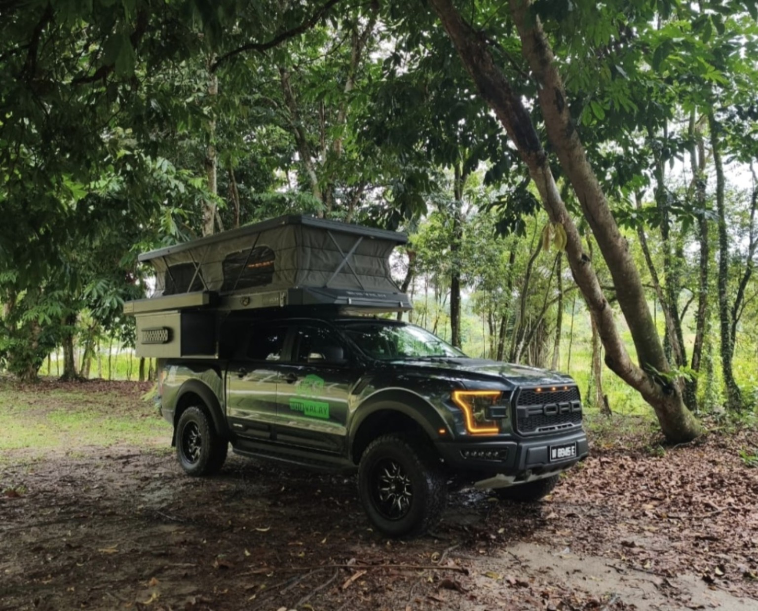 WOW camper in dense jungle